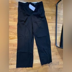 Bershka dad pant black